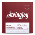 Stringjoy Naturals Extra Light  10-50 Phosphor Bronze Ac Gtr Strings