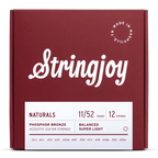 Stringjoy Naturals 12 String Super Light Gauge (11-52) Phosphor Bronze Acoustic Guitar Strings