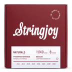 Stringjoy Naturals Medium Gauge (11-40) Phosphor Bronze Mandolin Strings