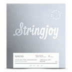 Stringjoy Rangers Medium Gauge (50-105) 4 String Long Scale Stainless Steel Bass Guitar Strings