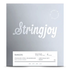 Stringjoy Rangers Heavy Gauge (55-110) 4 String Long Scale Stainless Steel Bass Guitar Strings