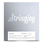 Stringjoy Rangers Medium Gauge (50-130) 5 String Long Scale Stainless Steel Bass Guitar Strings
