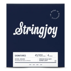 Stringjoy Super Light Gauge (45-100) 4 String Medium Scale Nickel Wound Bass Guitar Strings