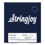 Stringjoy Super Light Gauge (45-125) 5 String Long Scale Nickel Wound Bass Guitar Strings