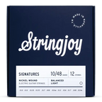 Stringjoy Signatures 12 String Balanced Light Gauge 10-48 Nickel Wound Electric Guitar Strings