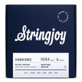 Stringjoy Signatures Baritone Balanced Medium Gauge 14-64 Nickel Wound Electric Guitar Strings