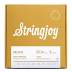 Stringjoy Brights Light Gauge (10-34) 80/20 Bronze Mandolin Strings