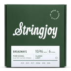 Stringjoy Broadways Classic Light Gauge 10-46 Pure Nickel Electric Guitar Strings