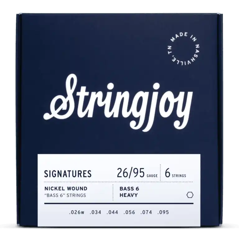 Stringjoy Signatures Bass VI Balanced Heavy Gauge 26-95 Nickel Wound Guitar Strings