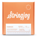 Stringjoy Foxwoods 12 String Extra Light Gauge (10-50) Coated Phosphor Bronze Acoustic Guitar Strings