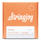 Stringjoy Foxwoods Custom 6 String Coated Phosphor Bronze Acoustic Guitar Strings