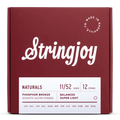 Stringjoy Naturals 12 String Super Light Gauge (11-52) Phosphor Bronze Acoustic Guitar Strings
