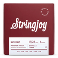 Stringjoy Naturals Nashville Tuning (12-28) Phosphor Bronze Acoustic Guitar Strings