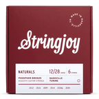 Stringjoy Naturals Nashville Tuning (12-28) Phosphor Bronze Acoustic Guitar Strings