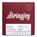 Stringjoy Naturals Heavy Gauge (14-59) Phosphor Bronze Acoustic Guitar Strings