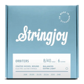 Stringjoy Orbiters Balanced Extra Light Gauge 8-40 Coated Nickel Wound Electric Guitar Strings