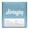 Stringjoy Orbiters Husky Super Light Gauge 9-46 Coated Nickel Wound Electric Guitar Strings