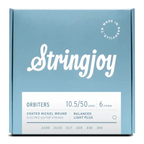 Stringjoy Orbiters Balanced Light Plus Gauge 10.5-50 Coated Nickel Wound Electric Guitar Strings