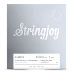 Stringjoy Rangers Super Light Gauge (45-100) 4 String Long Scale Stainless Steel Bass Guitar Strings