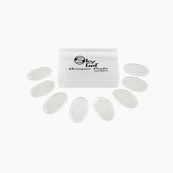 SkyGel Drum Damper Pads 8 Pack - Clear