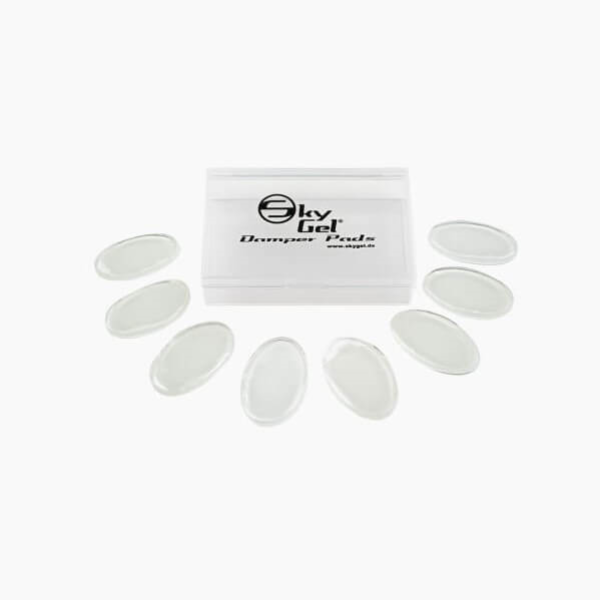 SkyGel Drum Damper Pads 8 Pack - Clear