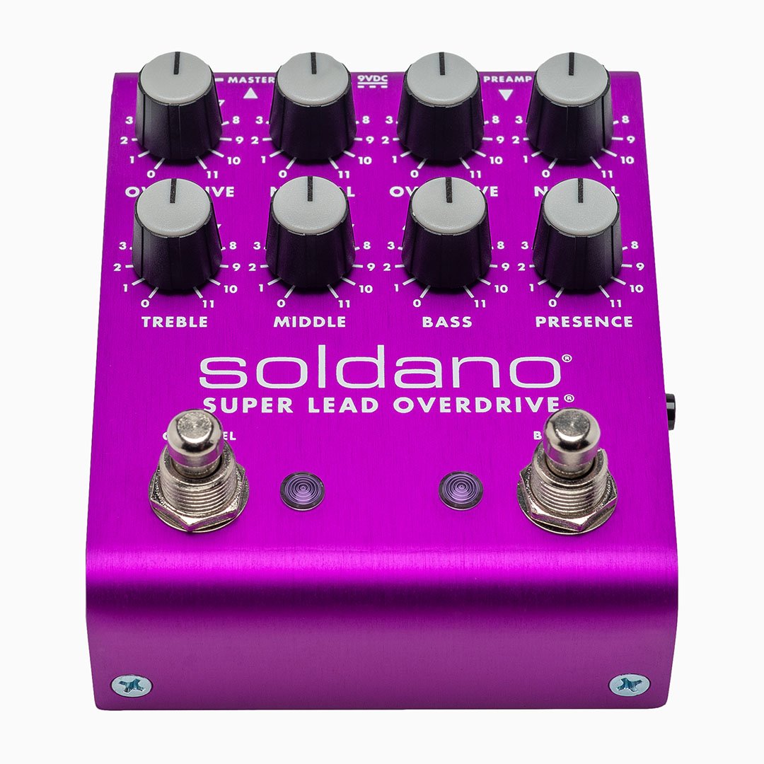 Soldano SLO Plus 2-Channel Overdrive Pedal Purple