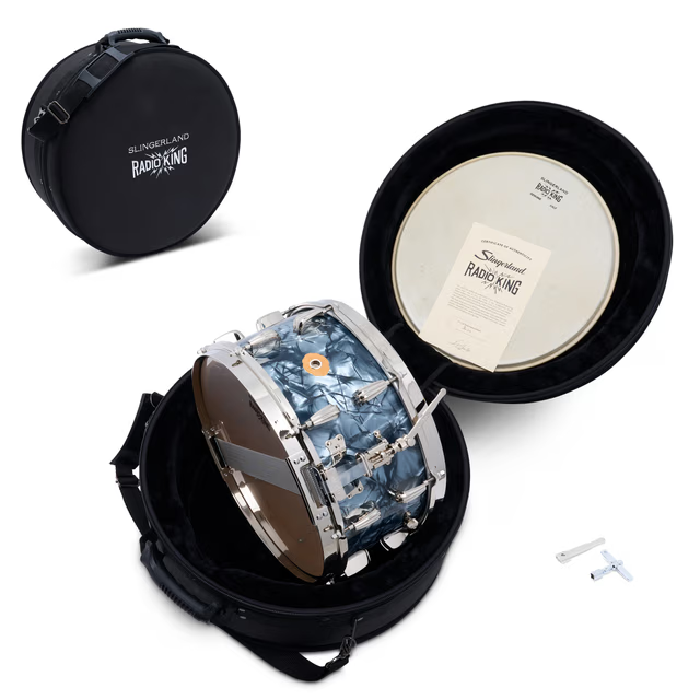 Slingerland Radio King Limited Edition Snare 14 x 7 - Black Diamond