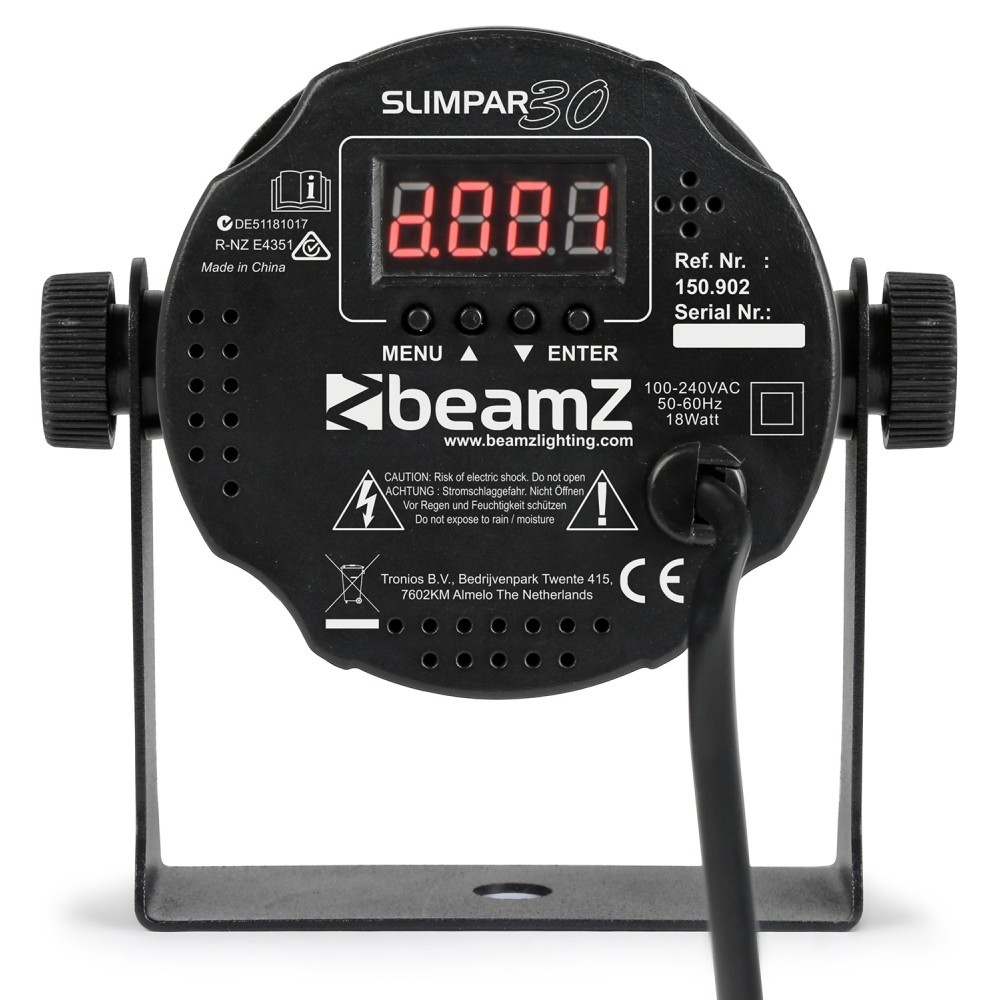 Beamz Slimpar30 6x3W LED Parcan IRC