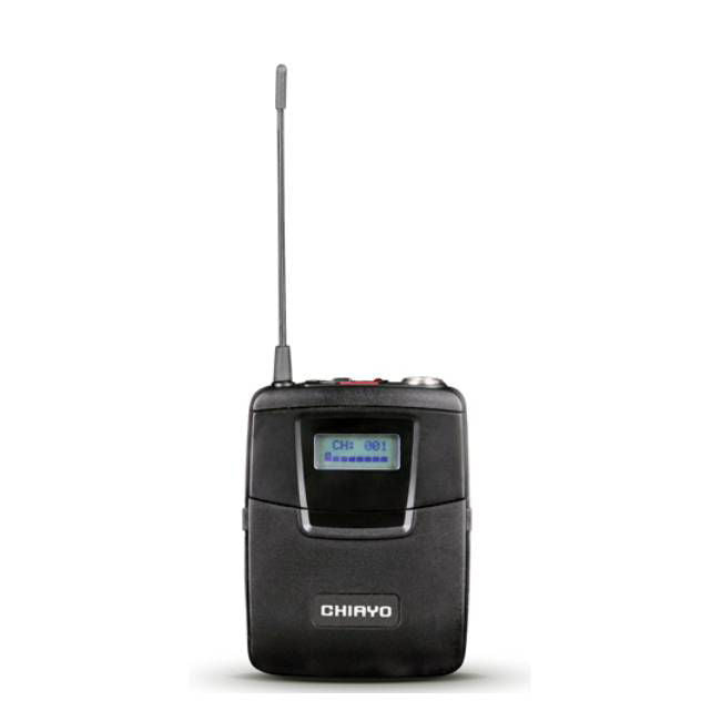 Chiayo SM6100  IrDA Bodypack Transmitter - 100 Channel UHF (566MHZ)