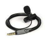 Rode SmartLav+ lavalier microphone for smartphones with clip and windscreen, ideal for clear audio recording.