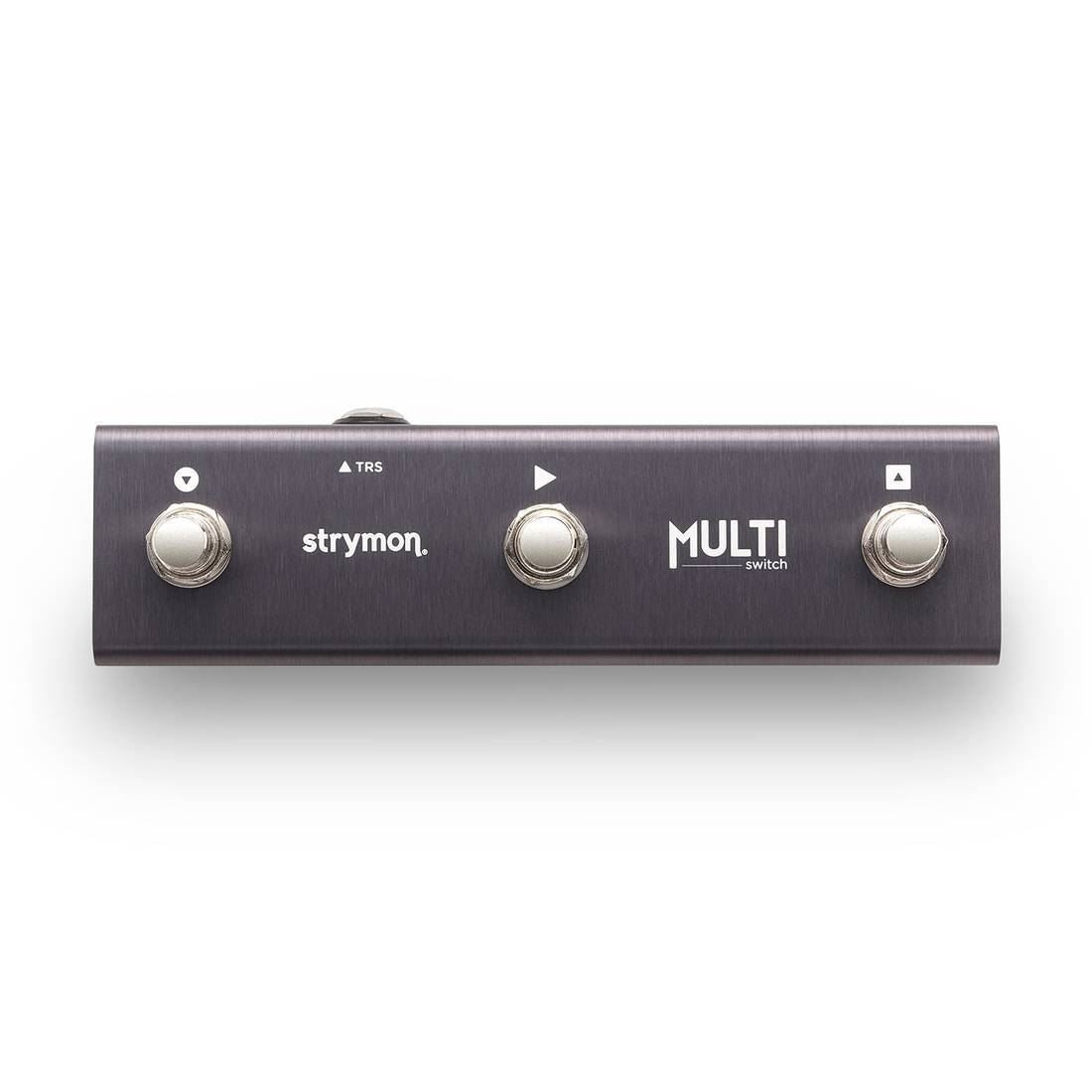 Strymon Multi Switch Plus guitar effects pedal with multiple footswitches and control knobs for versatile effects switching.