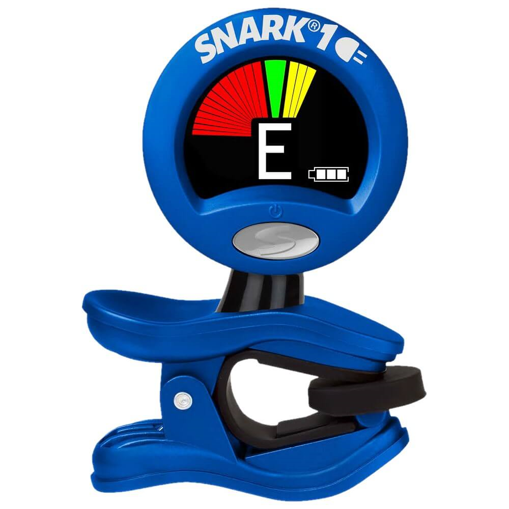 SNARK 1 Rechargeable Clip-On Chromatic Guitar and Bass Tuner - Blue