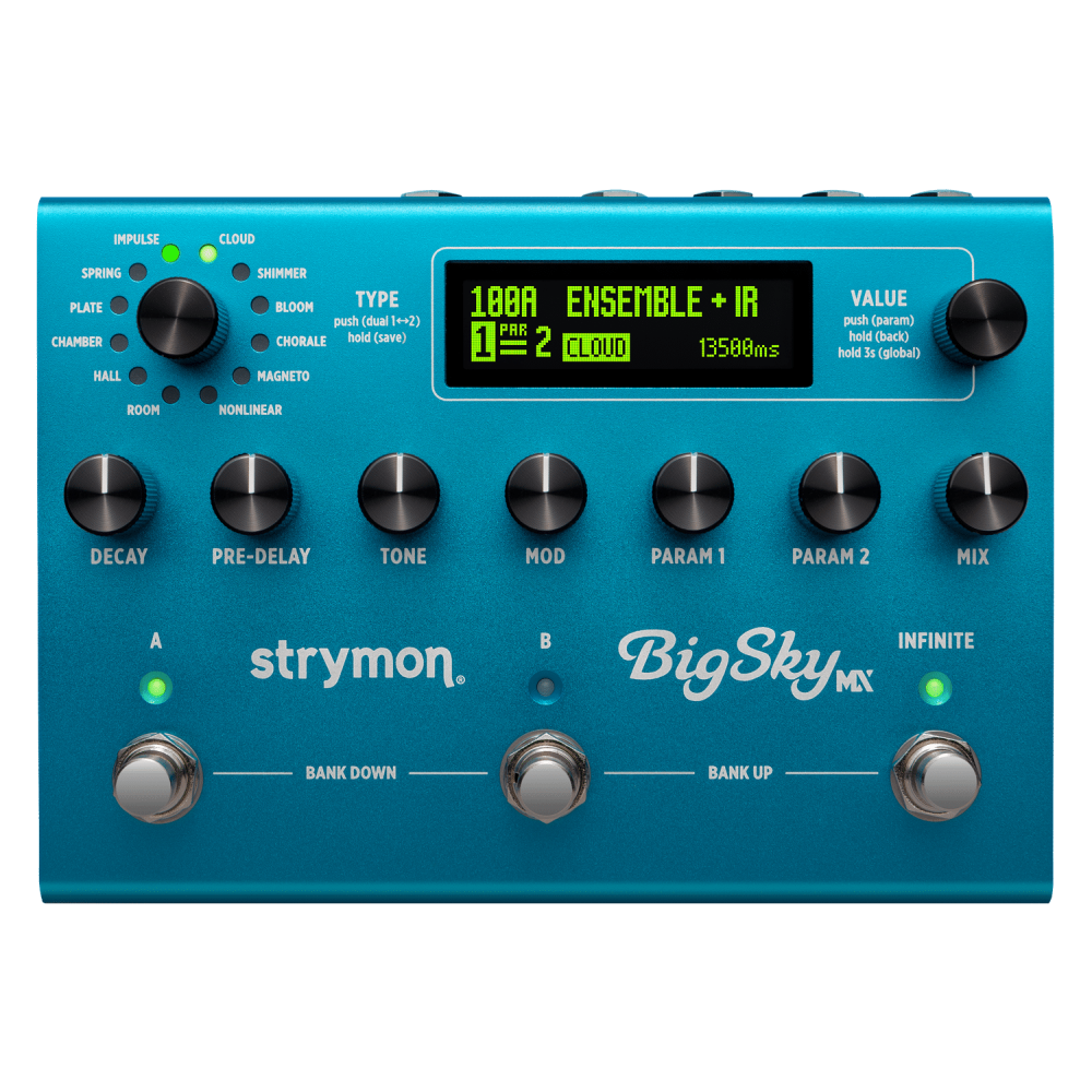 Strymon Big Sky MX Multidimensional Reverb Guitar Effects Pedal