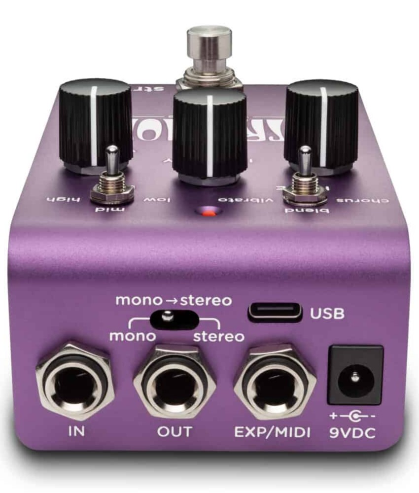 Strymon UltraViolet Vintage Vibe Stereo Guitar Effect Pedal with MIDI