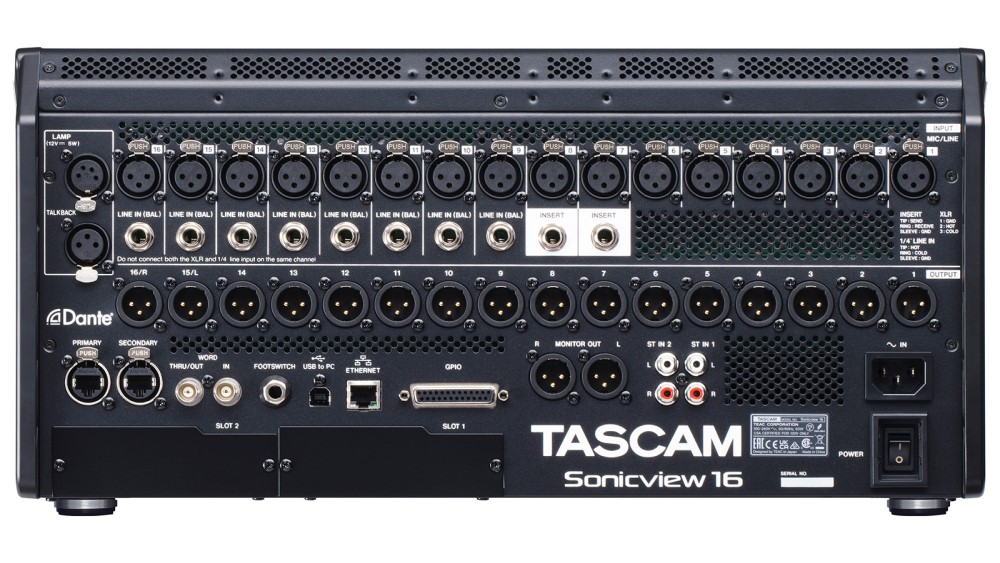 TASCAM Sonicview 16 Digital Mixing Console