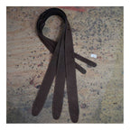 Colonial Leather 2.5 Suede Backed Relic Dark Brown Guitar Strap