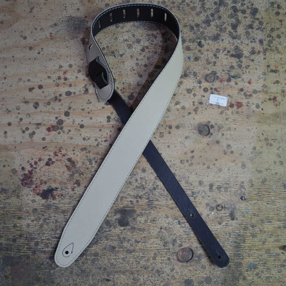 Colonial Leather 2.5 Upholstered Backed Relic Dark Brown Strap