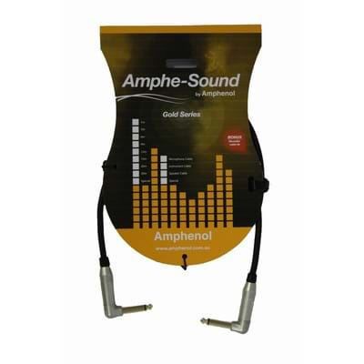 Amphenol 1m Right Angle-Right Angle Guitar/Instrument Cable