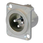 Neutrik NC3MD-LX Male 3pin Chassis Panel Mount