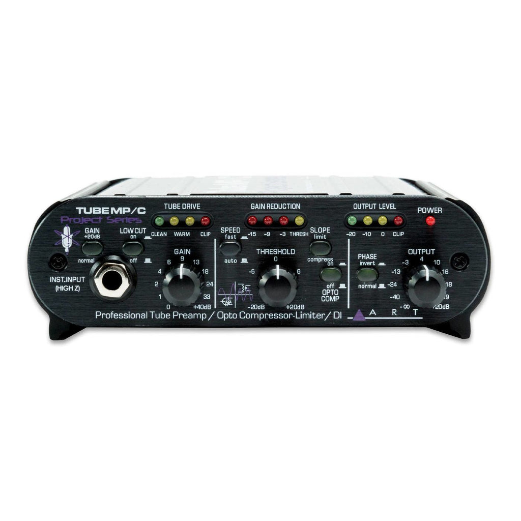 ART TUBE MP Professional Tube Microphone Preamplifier and Opto Compressor-Limiter - DI