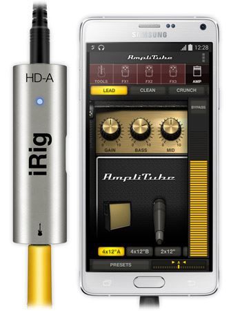 IK Multimedia iRig HD-A - Digital Guitar Interface for Android
