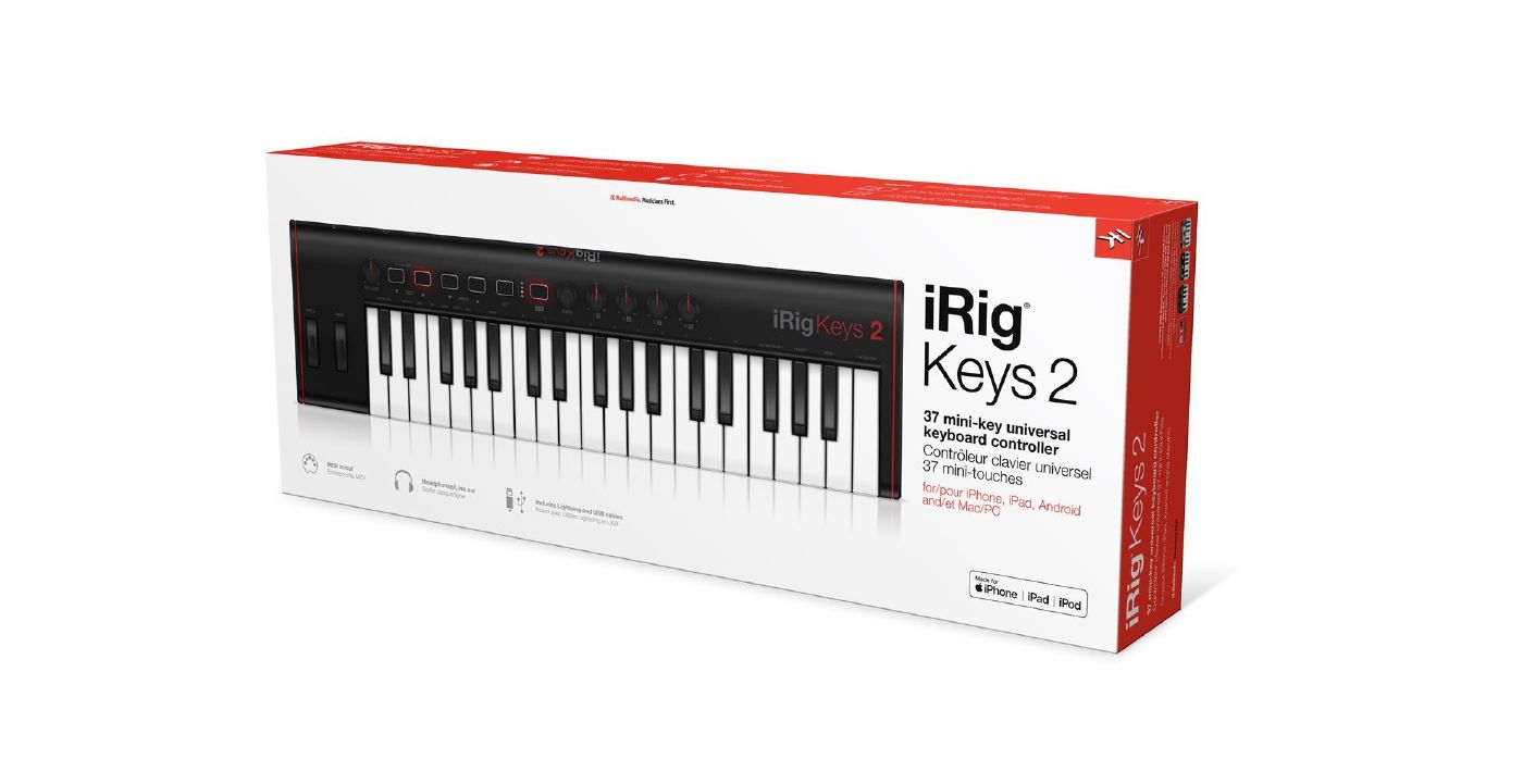 IK Multimedia iRig Keys 2 Pro 37-Key Controller for iOS, Android, and Mac/PC