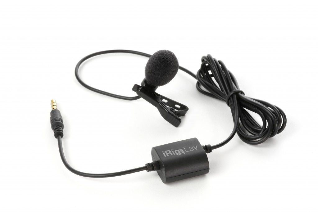 IK Multimedia iRig Mic Lav 2 Pack - Two Chainable Lavalier Mics with Built-in Monitoring for iPhone, iPad, iPod Touch and Android