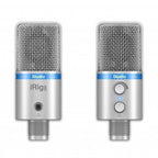 IK Multimedia iRig Mic Studio iOS/USB Condenser Mic - Silver