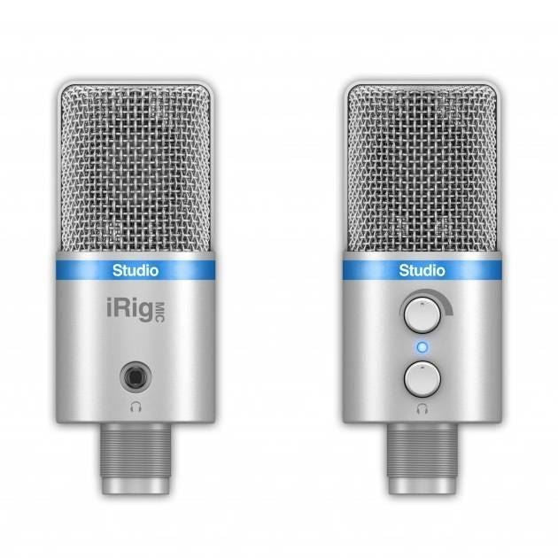 IK Multimedia iRig Mic Studio iOS/USB Condenser Mic - Silver