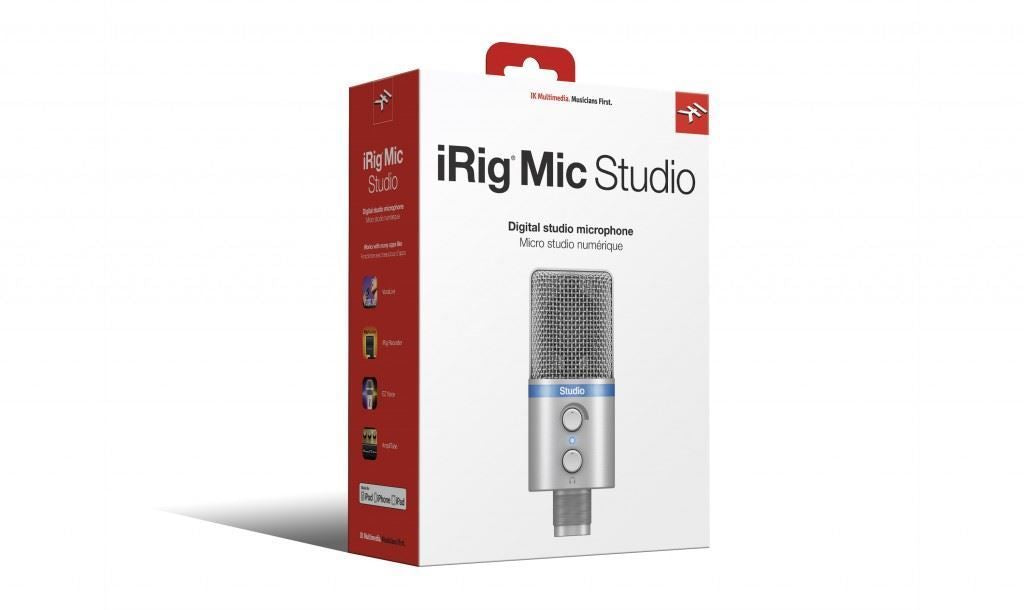 IK Multimedia iRig Mic Studio iOS/USB Condenser Mic - Silver