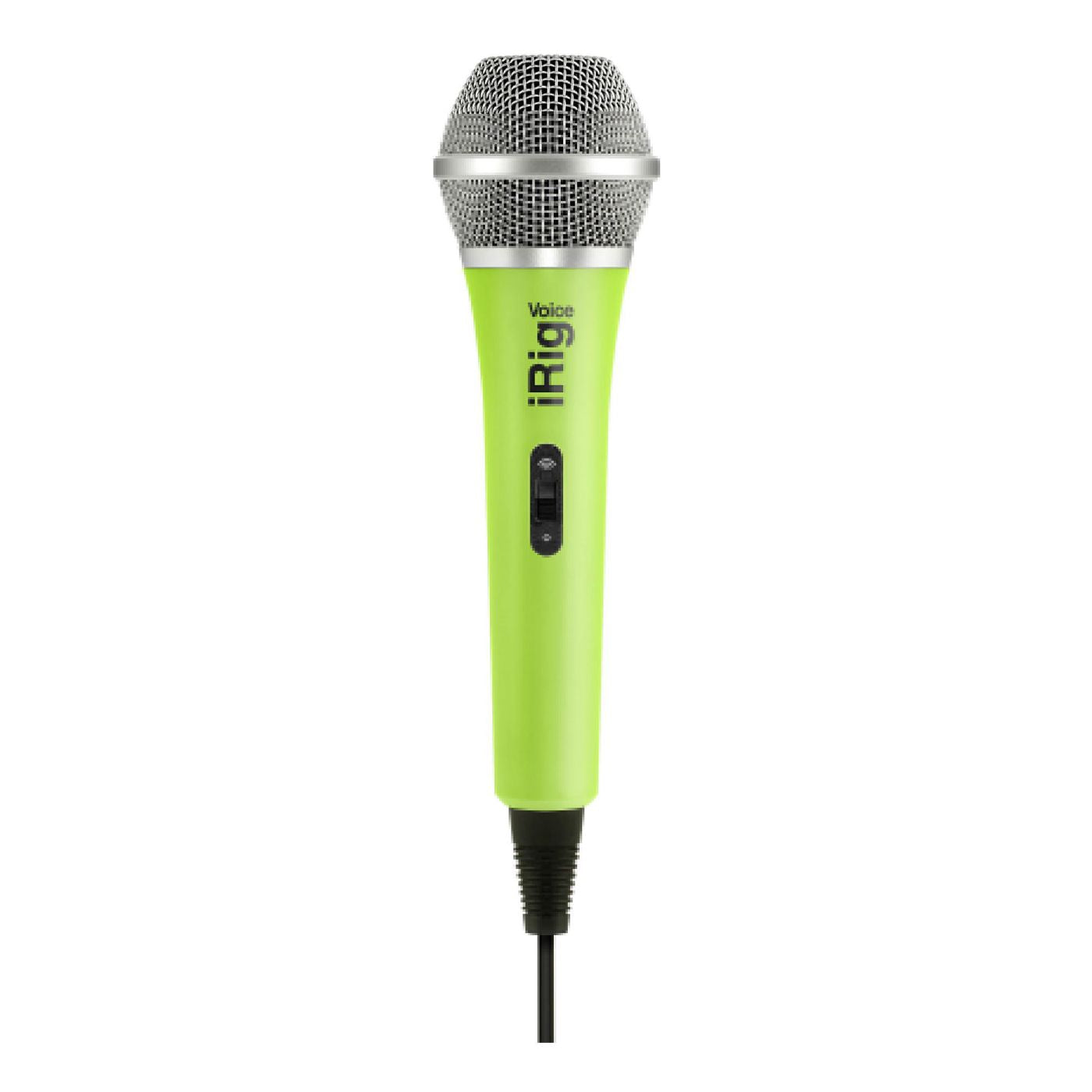 IK Multimedia iRig Mic Voice Handheld Analogue Microphone in Green