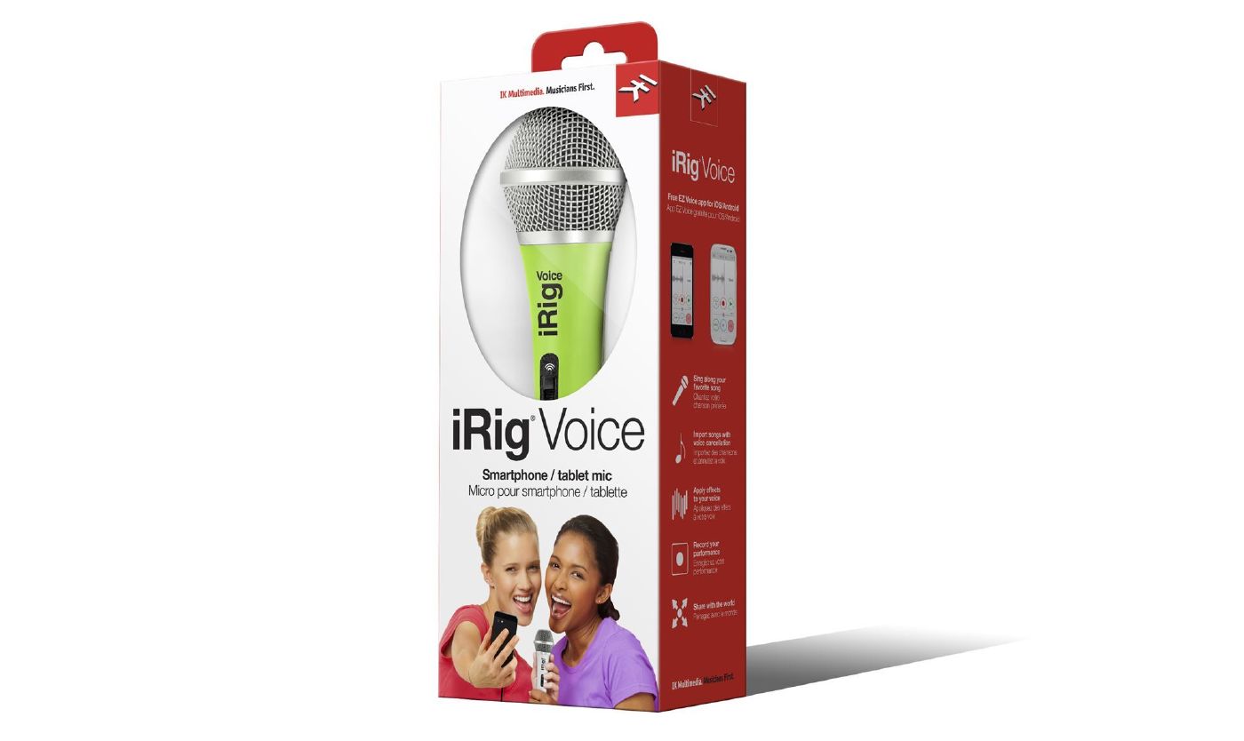 IK Multimedia iRig Mic Voice Handheld Analogue Microphone in Green