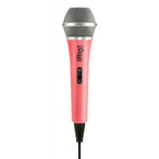 IK Multimedia iRig Mic Voice Handheld Analogue Microphone in Pink