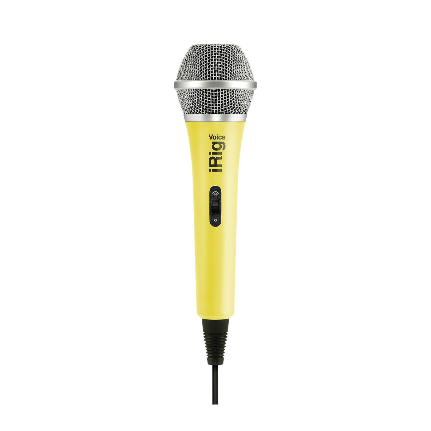 IK Multimedia iRig Mic Voice Handheld Analogue Microphone in Yellow